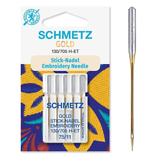 AGUJA 130/705H GOLD SCHMETZ